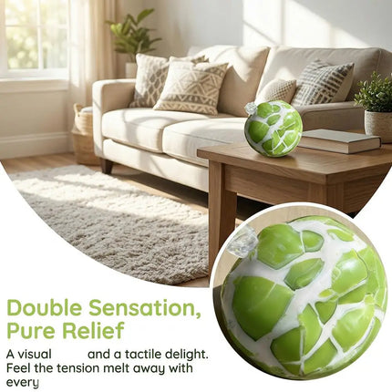 Squishy Stress Balls Slow Rebound Wax Skin Squeeze Toy Sensory Fidget Toy Soothing Relieving Stress For Kids Adult Party Gifts