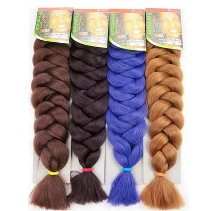 Xpression 82 Inch Synthetic Braiding Hair 165g Jumbo Braids Crochet Braid Kanekalon Hairstyle for Twist Hair Extension For Women