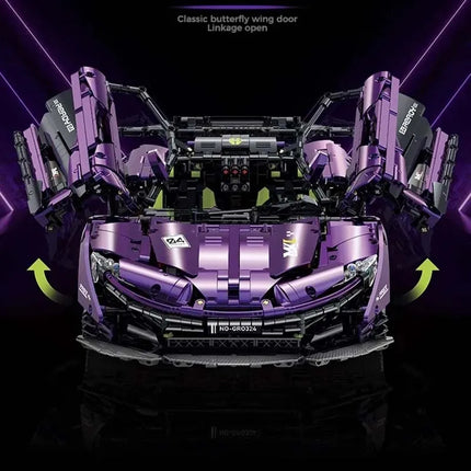 3568pcs RC Technical Remote Control Sports Car Building Blocks Model MOC P1 Racing Car Bricks Toys for Boys Kids Gift Set