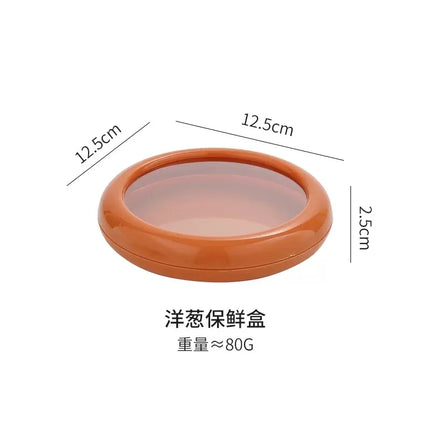 1/4pcs Kitchen Storage Box Fruit Vegetable Container Fresh Box Avocado Tomato Lemon Onion Fresh-Keeping Crisper Kitchen Gadgets