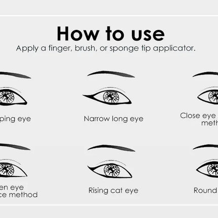 Waterproof Matte Liquid Eyeliner Long Lasting Quick Dry Non Smudging UV Luminous Gel Makeup for Smokey Eyes