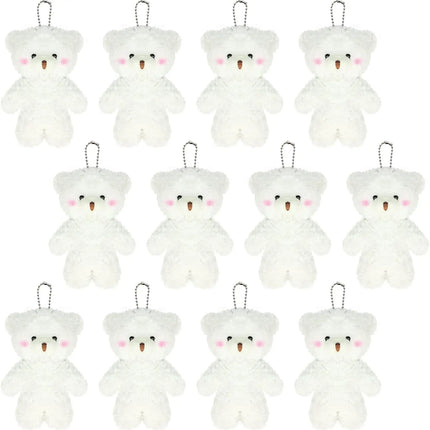 12-500Pcs Mini Teddy Bears Tiny Soft Stuffed Teddy Bear Small Plush Bears Bulk for Birthday Party Decor Favors Bag Keychain