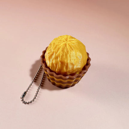 Calming Keychain Keys Finger Button Anti-stress Toys Funny Watermelon French Fries Ice Decompression Gifts for Children Adults