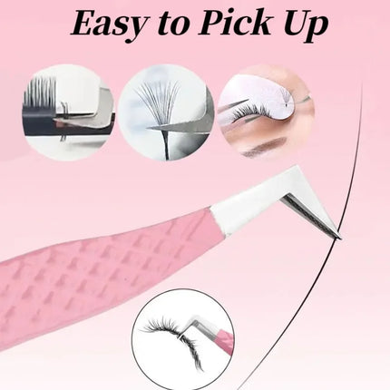 Lash Tweezers with Fiber Tip Tweezers for Eyelash Extensions Fiber Tips Eyelash Tweezers Eyelash Extensions Lash Tweezers
