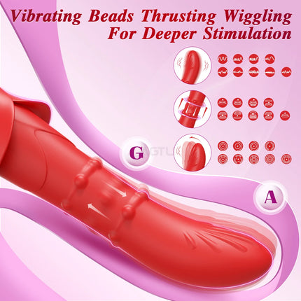 Thrusting Swing Dildo Vibrator G Spot Vibrating Dildos Anal Vaginal Stimulator Sliding Vibration Vibrators Sex Toys for Women 18