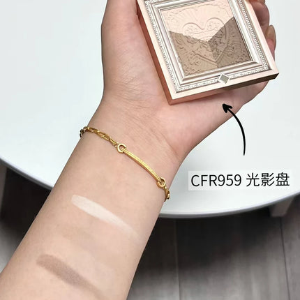 CHEERFLOR Little Angel Contour Shadow & Highlight Palette Face Mate Iluminador Bronzer Makeup Concealers 7g
