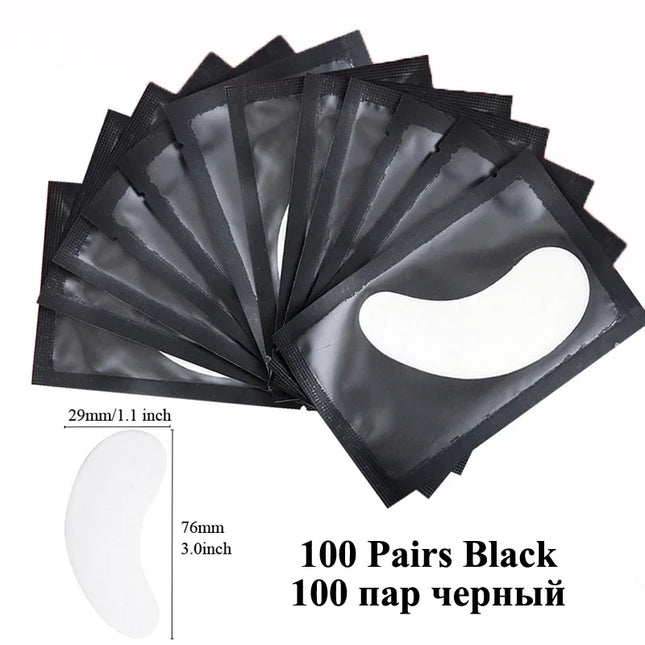 50 Pairs Eyelash Extension Eye Patches Under Eye Pads for Building Eyelids