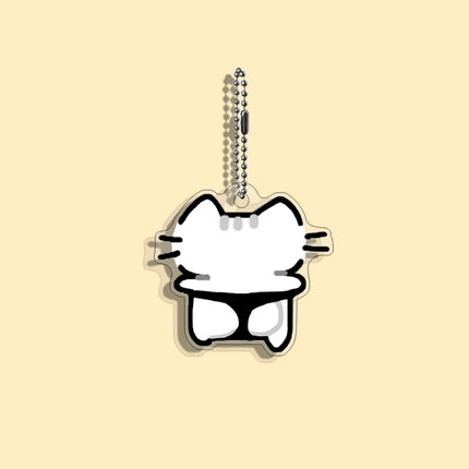 Funny Cat Character Keychain Student Gift Bag Women's Bag Cute Things Gift For Best Friends Wholesale Gifts Kitty