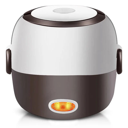 Best Sell Double Electric Lunch Box Stainless Steel Food Container Portable Faster Food Heated Heated Lunch Box for Office