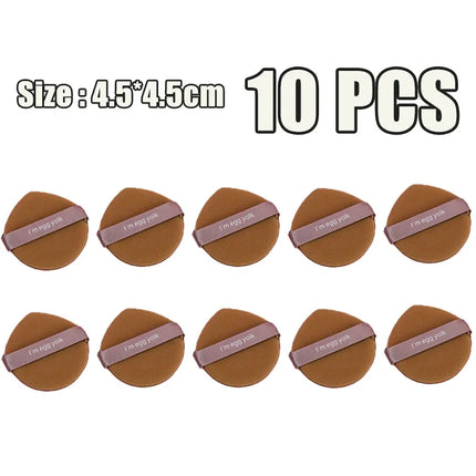1-20pcs Sponge Air Cushion Cosmetic Puff Double Side Soft Beauty Makeup Puffs Dry and Wet Use BB Cream Foundation Cosmetics Tool