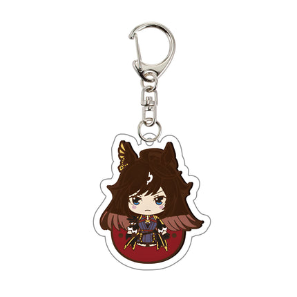 Fans gifts Anime keychains Acrylic Stand Ornaments Uma Musume Pretty Derby Oguri Cap Silence Suzuka Agnes Tachyon Clear Bliss