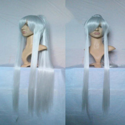 HAIRJOY  Synthetic Hair Cosplay Wigs Long Ponytail Black Purple  Red Grey Wig High Temperature Fiber