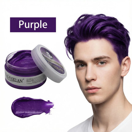 Temporary Hair Color Wax for Kids Girls Boys AdultsTemporary Hair Dye Hair Color Cream Teal Hair Dye Hair Wax Color Instant