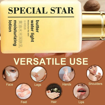 140ml Butter Face Cream Hydrating Purify Skin Help Skin Retain Moisture Soothes Dry Skin Vegan for Sensitive Skin Repair Wrinkle