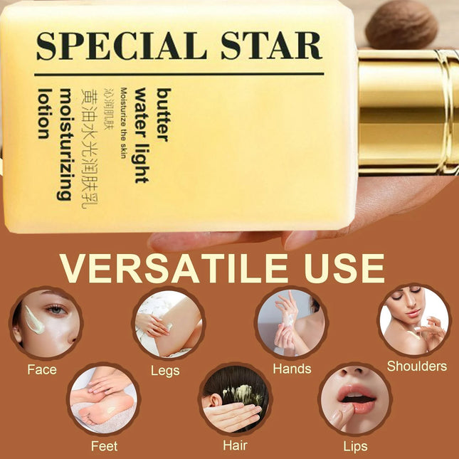 140ml Butter Face Cream Hydrating Purify Skin Help Skin Retain Moisture Soothes Dry Skin Vegan for Sensitive Skin Repair Wrinkle