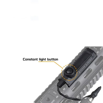 Surefire Tactical Flashlight M300 M600 With SR07 Dual Function Remote Pressure WeaponLight Switch 20mm Rail Fit Hunting Airsoft