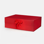 Red with Ribbon / 60x44x20cm