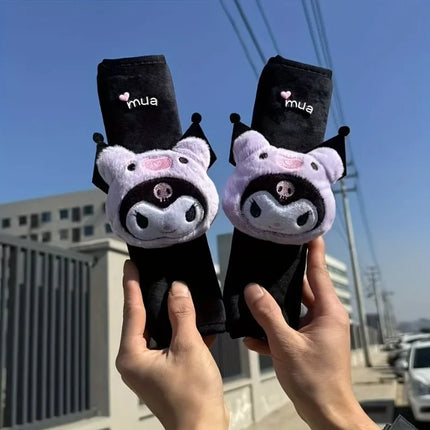 Cute cartoon character Kuromi car seat belt shoulder pads creative design car interior cute decoration holiday gift wholesale