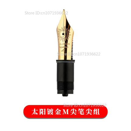 Majohn NO.8 Blue/Black Panda Gold-plated Sun Bock Nib for Majohn P139/P140/P141 Fountain Pen Writing Business Accessories