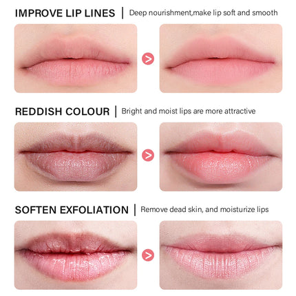 Lip Sleeping Mask Nourishing Overnight Lip Treatment Vitamin C Moisturizer Butter Hydrating Dry Flaky Lips Skin Care
