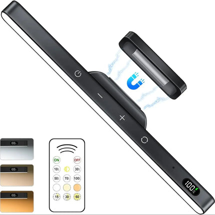 WILLED Touch Table Lamp Magnetic Desk Lamp Bulit-in 2500mAh Battery for Reading Cabinet Mirror Bedside Rechargeable Night Lights