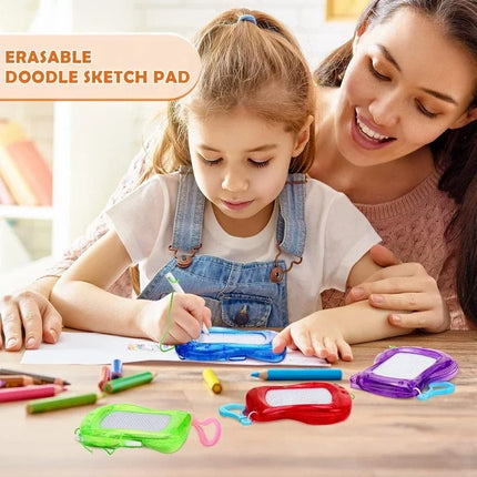 Educational Toys Mini Magnetic Drawing Board Montessori Drawing Toys Erasable Writing Pad Keychain Kids Birthday Party GIft