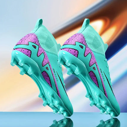 Original Men Football Field Boots Professional Society Indoor Boys Soccer Shoes Match Training Resistant Kids Football Shoes