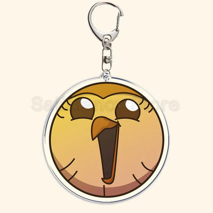 The Owl House Keychain Luz Noceda King Eda Hooty Acrylic Key Chain Pendant Key Ring Keychains for Bag Pendant Aaccessories Gift