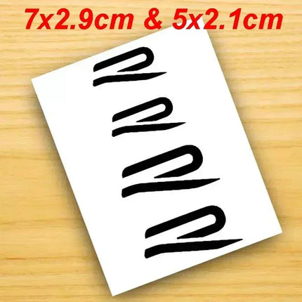 4Pcs for Volkswagen VW R Line GOLF 3 Polo Jetta Passat GTI Bora Car Brake Caliper Graphic Stickers Racing Tuning Hi-Temp Decals
