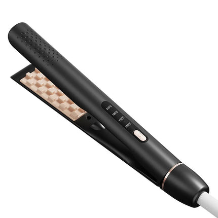 New portable splint hair straightening comb and curling iron dual-purposehousehold hair straightenercorn clip does not hurt hair