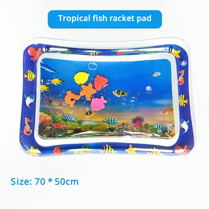 Baby Water Play Mat Inflatable Cushion PVC Infant Tummy Time Toddler Water Pad For Kids Early Education Developing Activity Toys