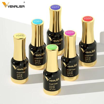 VENALISA 12ml Fabulous Pink Nails Crystal Lacquer CANNI Nail Art Glitter Pearl Diamonds Soak off Platinum UV LED Gel Nail Polish
