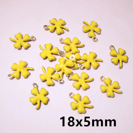 20pcs 18x5mm Stainless Steel Fish Enamel Charms Pendant Stainless Steel DIY Jewelry Making Accessories Findings