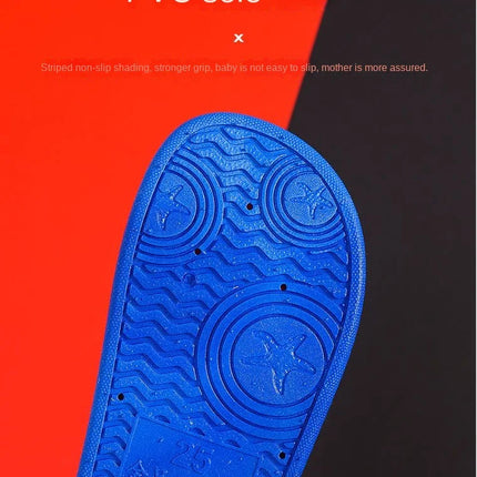 Children's Slippers Cartoon Boys' Summer Home Shoes Boys Sandals Waterproof Anti-slip Kids Garden Shoes Size 24-39