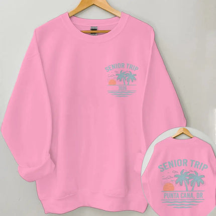 Senior Trip 2026 Sweatshirt Men Women Clothing Unisex Classic Casual Crewneck Top Senior Trip 2026 Fashion Casual Hooded Shirt