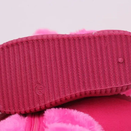 Children Girls Snow Boots Winter Comfortable Thick Warm Kids Boots Lobbing Ball Thick Kids Autumn Cute Boys Boots Princess Shoes