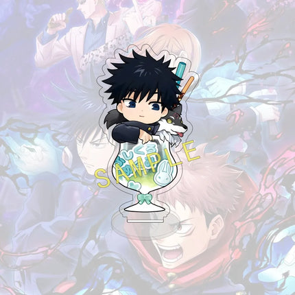 Anime JUJUTSU KAISEN 10CM Acrylic Cute Character Yuta Okkotsu Standing Model Desktop Decoration Fan Gift Keychain
