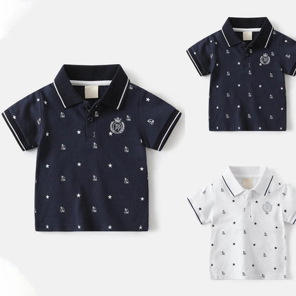 Kids Workout Top Boys Comfortable And Breathable Short Sleeved T Shirt Casual And Versatile Top 한국아동복 2026