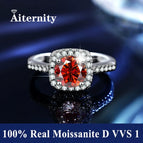 1.0ct with box / FB-Red Moissanite