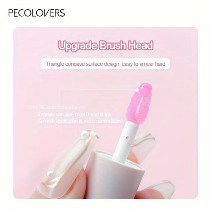 Strawberry Moisturizing Lip Gloss Peach Waterproof Glossy Long Lasting Not Sticky Natural Lip Tint Daily Makeup Lip Oil Primer