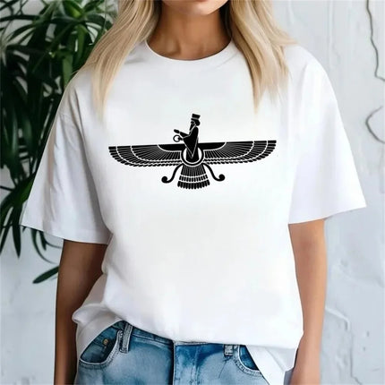 Fashion Iran Tshirt Women Tshirt Female Funny Clothing T-shirt Clothing Street Tops Tees Aesthetic Clothes