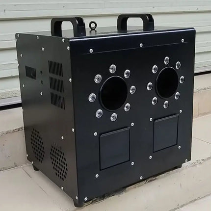 3000W 4 Holes LED Smoke Bubbles Machine RGBW DMX Remote Control 1500W Double Holes Stage Wedding Bubble Spray Equipment for DJ