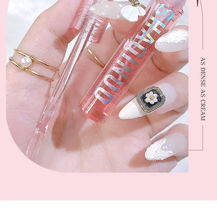 Four pack lip gloss set box, water gloss jelly lip gloss, moisturizing glass lips, not easy to stick to cup
