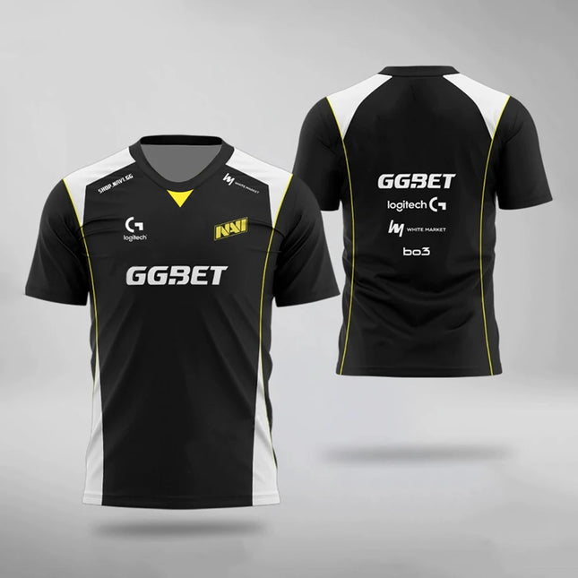 Navi 2025 CS2 E-sports Team Uniform Jersey CS:GO Professional League Training Uniform S1mple Aleksib Fans Gift Custom T Shirts