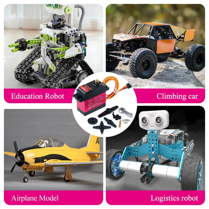 DS3225 25Kg RC Digital Servo 180 270 Degree Waterproof servo high torque Full Metal Gear for DIY Baja Car RC Robotic Arm