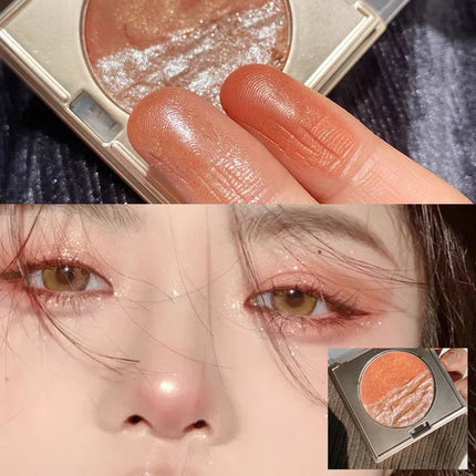 Pink Diamond Highlight Palette Glitter Mashed Potatoes Highlighter Makeup Gel Face and Body Brighten Natural Contour Shadow
