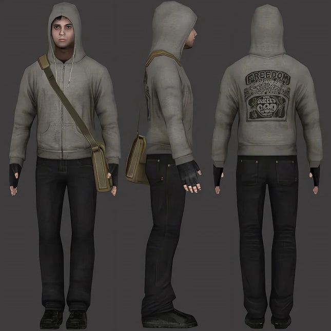 Simon Henriksson Zipper Hoodie "Scream of Fear" Simon's Role Playing Sweatshirt Autumn/Winter Gamer Gift Fashion Aesthetic