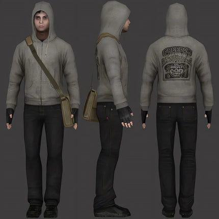 Simon Henriksson Scream of Fear Zip Hoodie / Hoodie Zippé Simon Henriksson