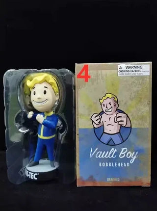 Anime Bobblehead Cute Vault Boy Full Set Action Figure Toys Collection Model Doll Desktop Ornament Display Boy Gifts
