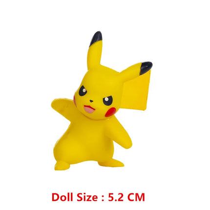 New Pokemon 4-13Cm Cartoons Movie Anime Figure Pikachu Lucario Mewtwo Flying Dragon Pet  Action Figures Model Toy Birthday Gifts
